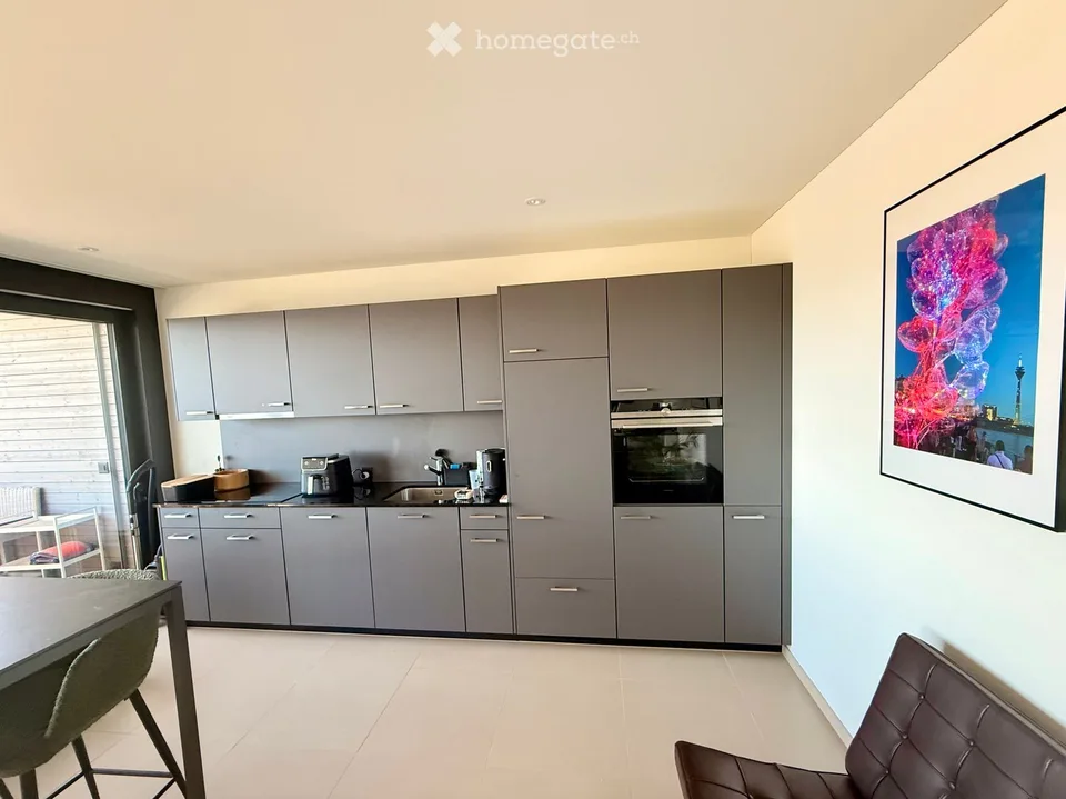 Appartement moderne de 2,5 pièces avec vue lac de rêve à Beinwil am See