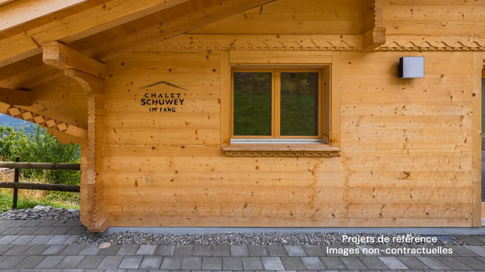 Opportunità esclusiva: chalet nuovo in tronchi con vista libera – foto 10 di 13
