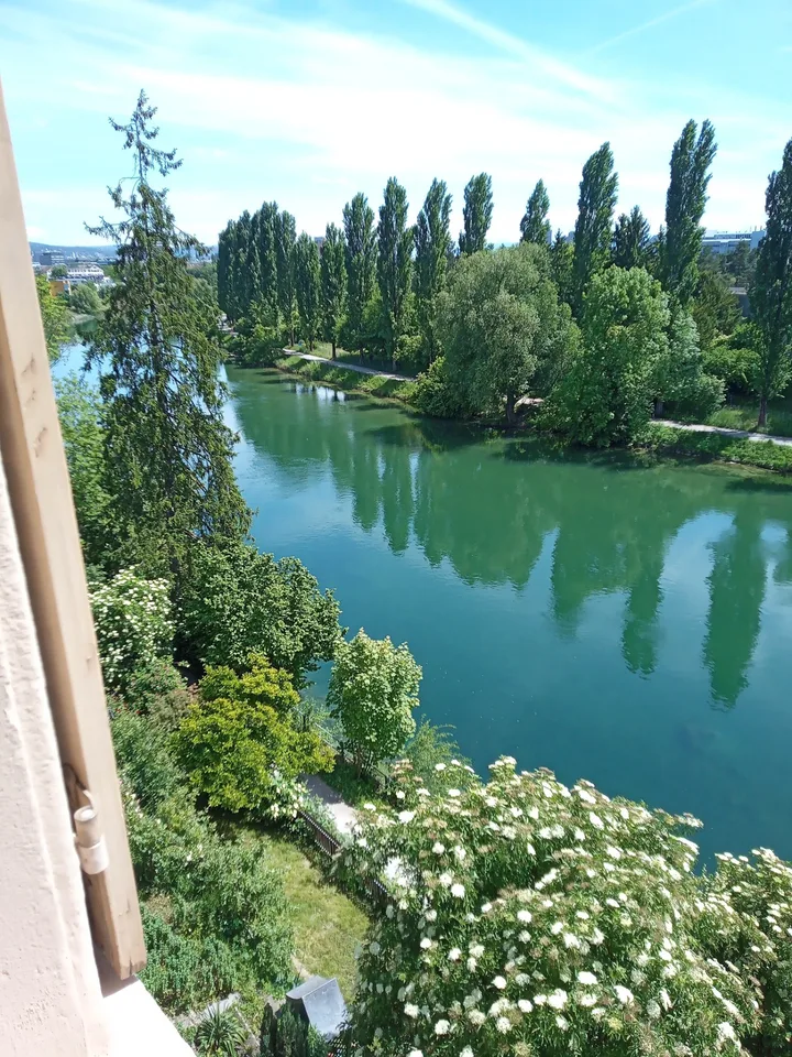 Zentral gelegene Wohnung mit top Aussicht - direkt an der Limmat