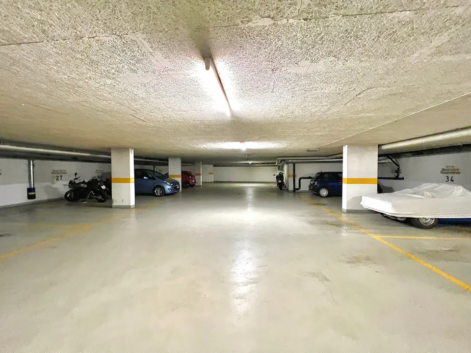 Centrally located & protected parking for your motorcycle