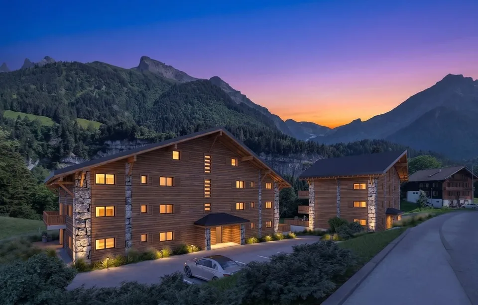 Neues 4.5-Zimmer-Apartment in Champéry - Hauptwohnsitz - Verkauf nach Planung (Einheit 19) – Foto 4 von 11