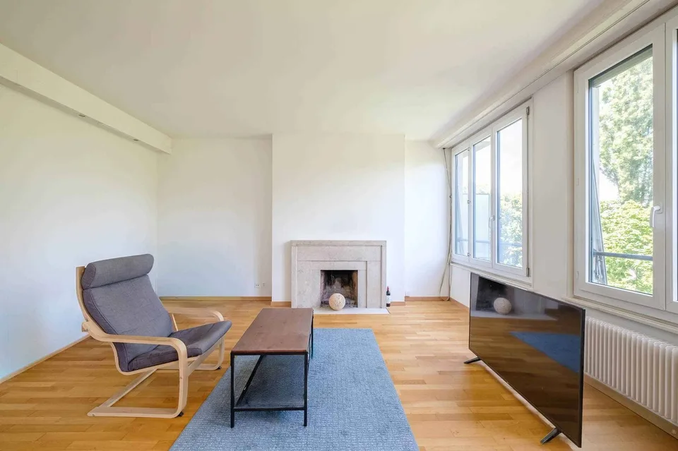 Bel appartement de 2 pièces avec vue aux Eaux-Vives