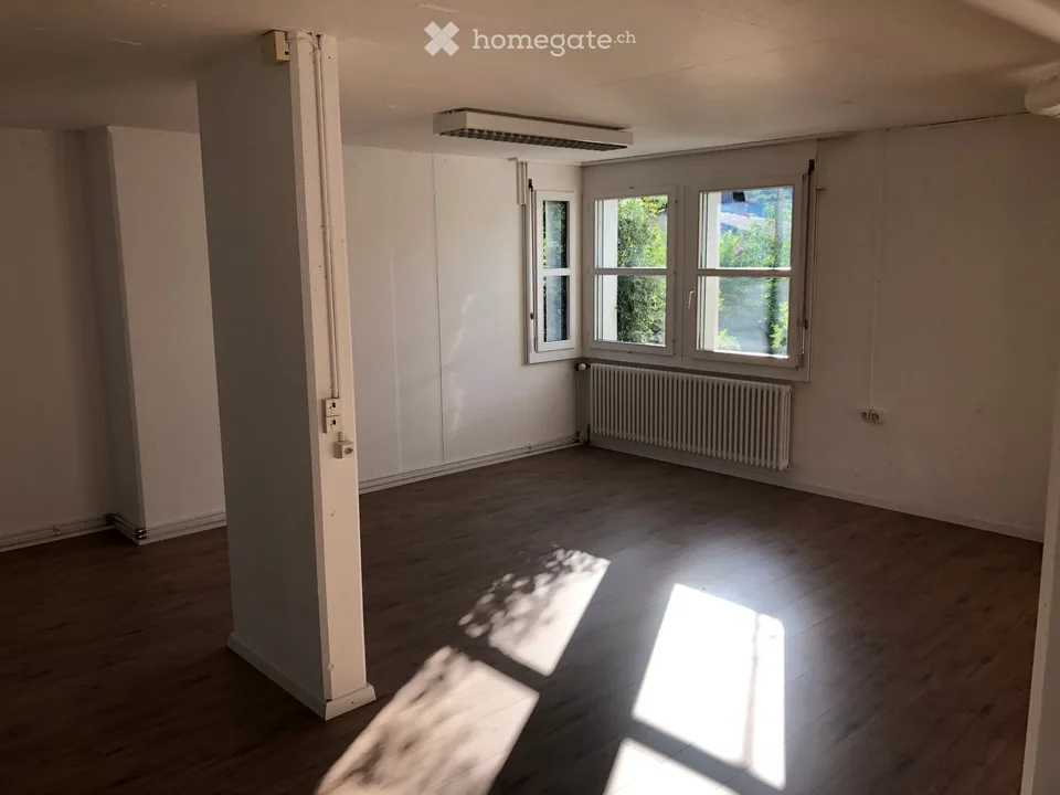 Luminoso loft di 2.5 camere sulla strada principale a Bottenwil