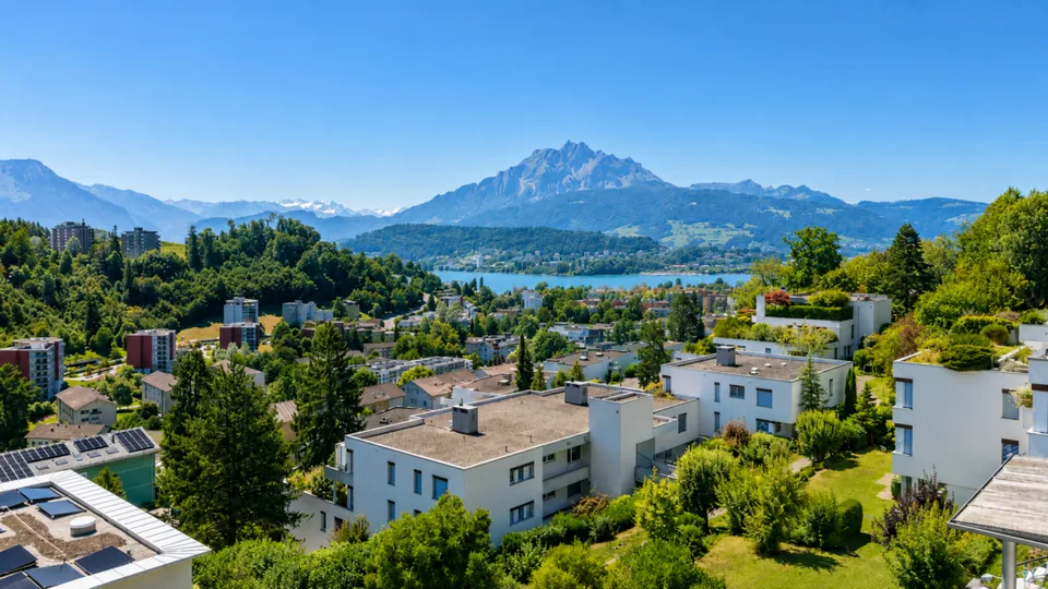Logenplatz über Luzern