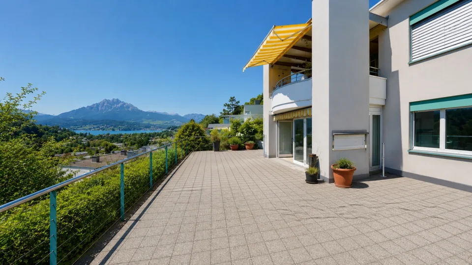 Logenplatz über Luzern