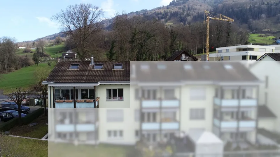 Wohnen auf zwei Ebenen - mit Abendsonne und viel Raum