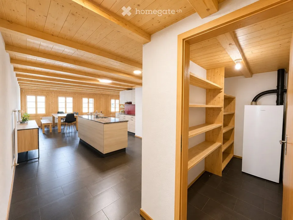 4.5-Zimmer-Wohnung auf Bauernhof zu vermieten