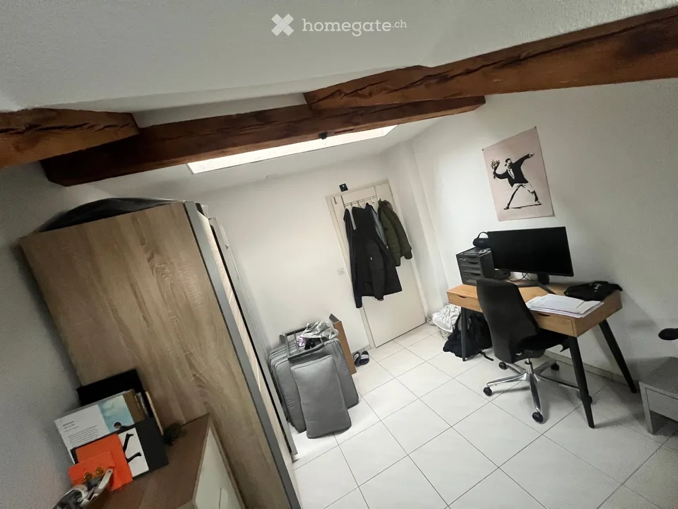 Chambre de coloc' lumineuse avec terrasse privée sur le toit