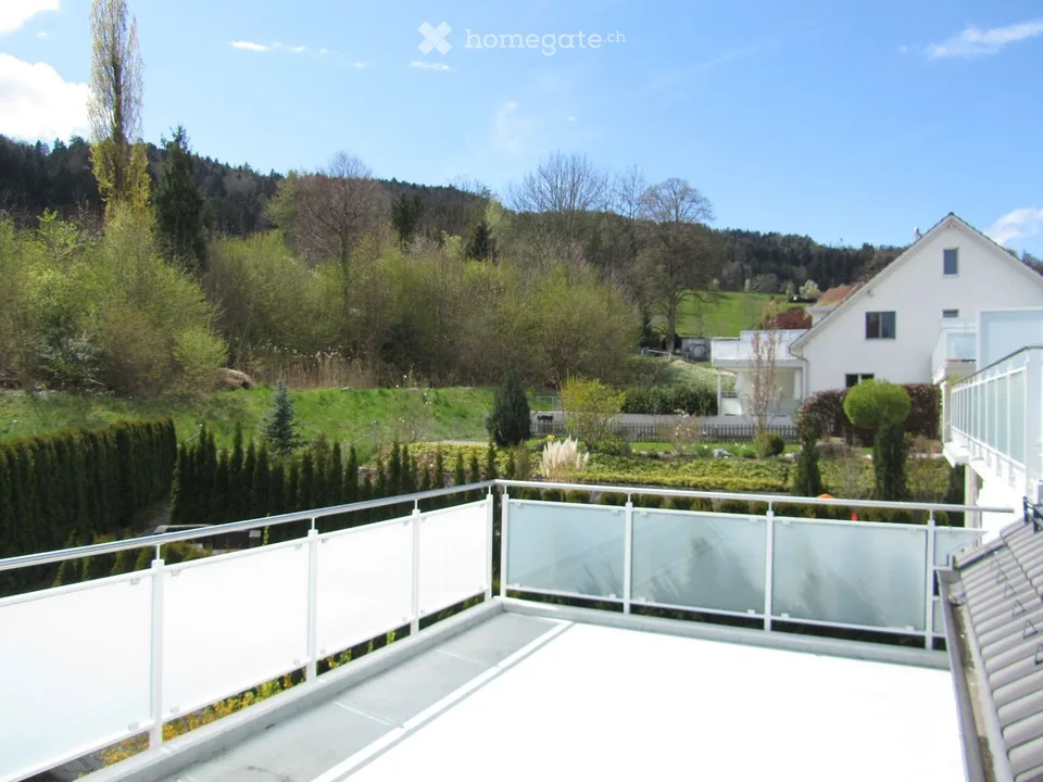 Familienparadies in der Natur am Bach, nahe Zürich Wohnen im Grünen in Egg b. Zürich