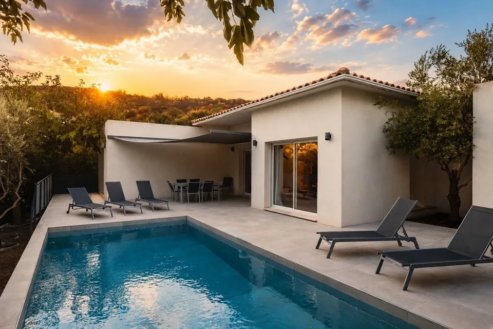 Corse du Nord - Aux portes de Saint-Florent - Magnifique opportunité - Deux villas, deux piscines, une infinité de possibilités