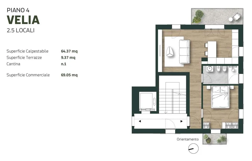 Neue 2,5-Zimmer-Wohnung in Tesserete – Foto 10 von 10