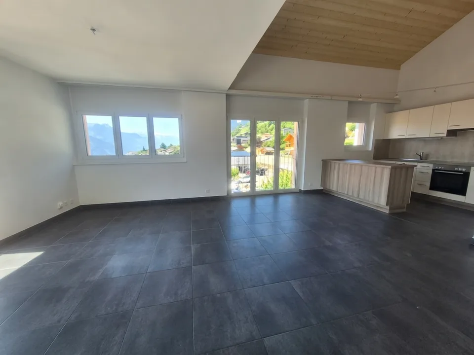 ERDE - PRÄCHTIGES DUPLEX IN DER ATTIKAEITE MIT 4.5 ZIMMERN