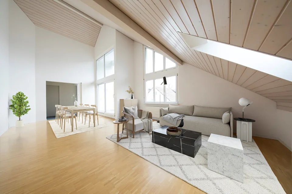 Appartamento mansardato bello e moderno