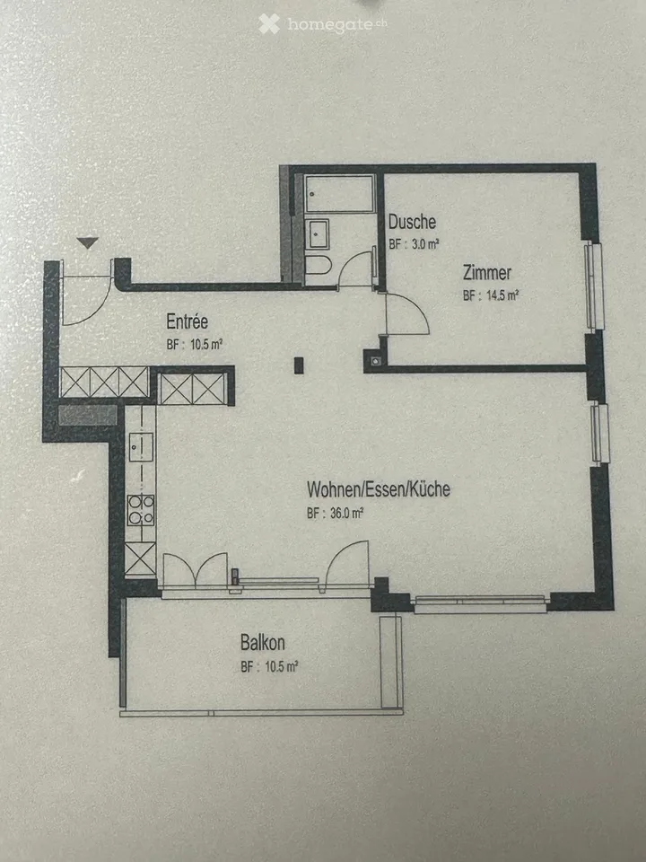 Charmante 2.5-Zimmer-Wohnung im Erdgeschoss in Zürich-Höngg