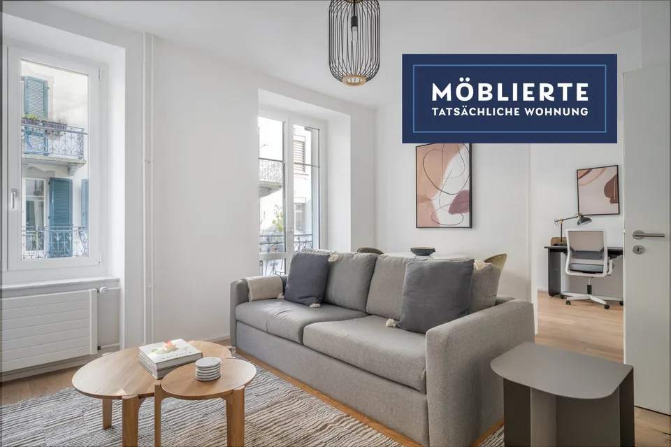 Tolle Wohnung in Seefeld, 1 Schlafzimmer + Office, Seenähe, über Blueground