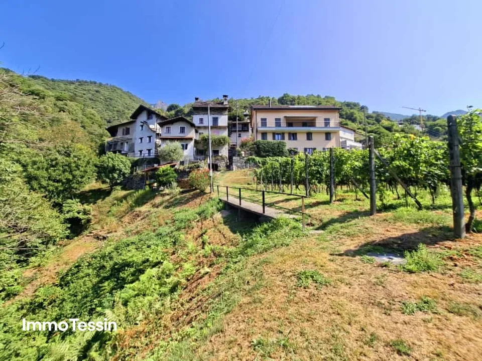 GELEGENHEIT: Charmantes Tessiner Haus mit Charakter und einzigartiger Weitsicht über die Magadinoebene an begehrter Lage in Agarone