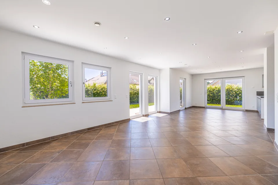 Exklusivität Proximmo - Einfamilienhaus Minergie 5.5 Zimmer in Bavois mit Garten, Terrasse und Doppelgarage
