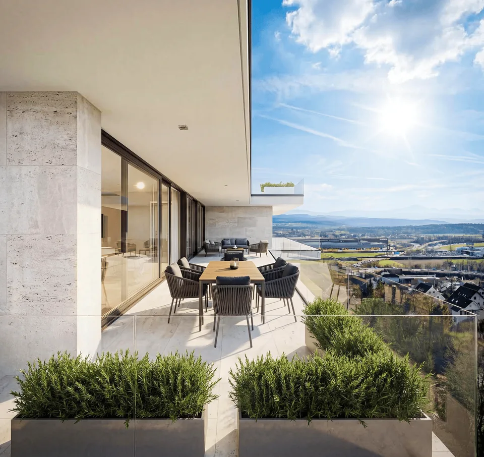 Moderne 3.5-Zimmer Terrassenwohnung mit privater Aussichtslage – Belvedere Egerkingen