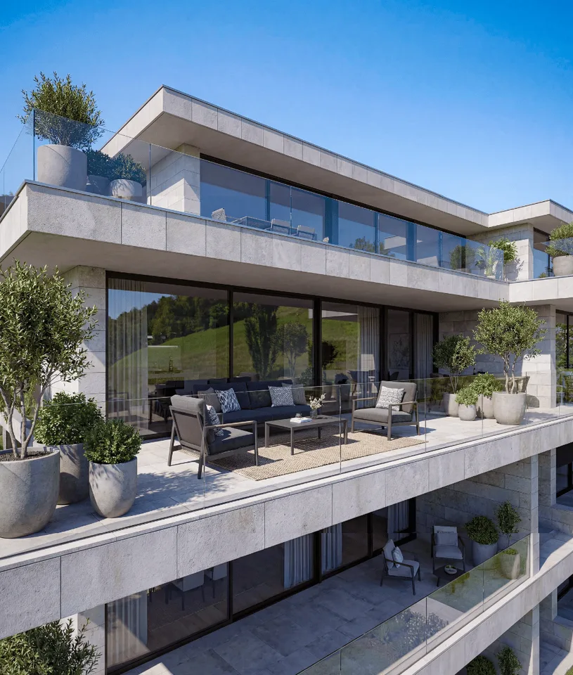 Appartamento terrazza moderno 3.5 locali con vista privata – Belvedere Egerkingen