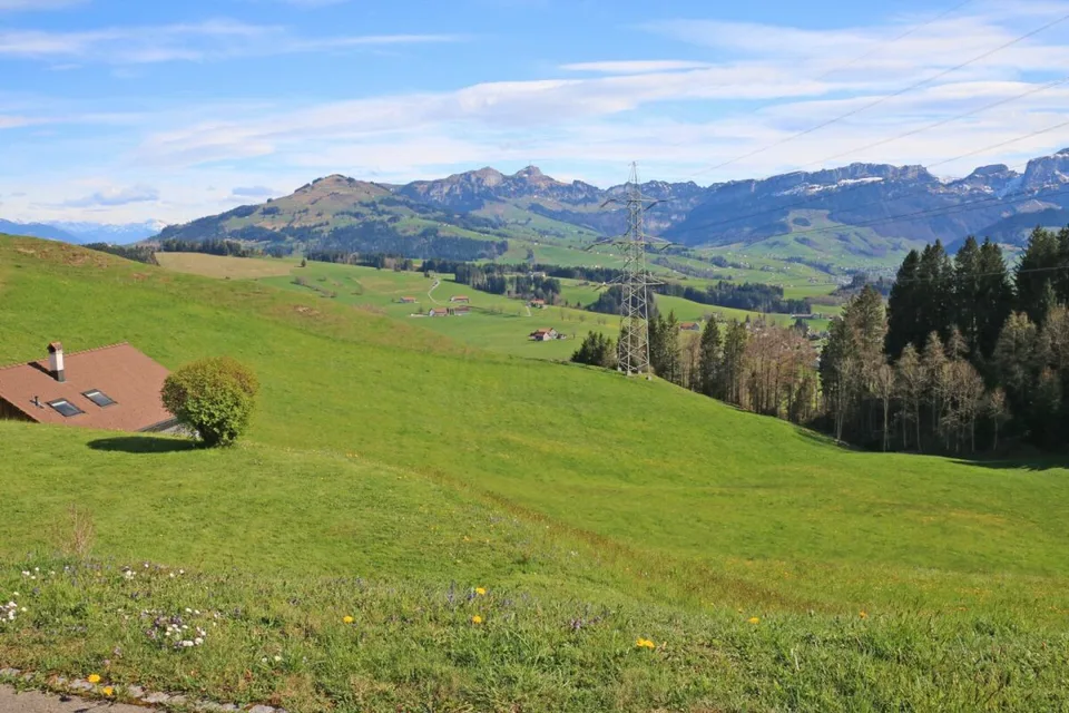Exklusive Baulandparzellen in Brenden mit traumhafter Alpstein-Panoramasicht