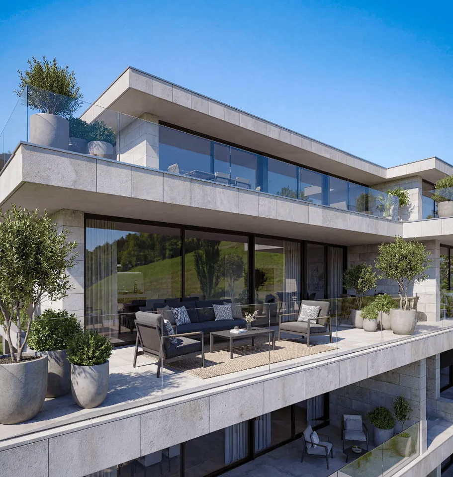 Exclusive attic apartment with panorama – Architecture & Lifestyle united in Belvedere Egerkingen