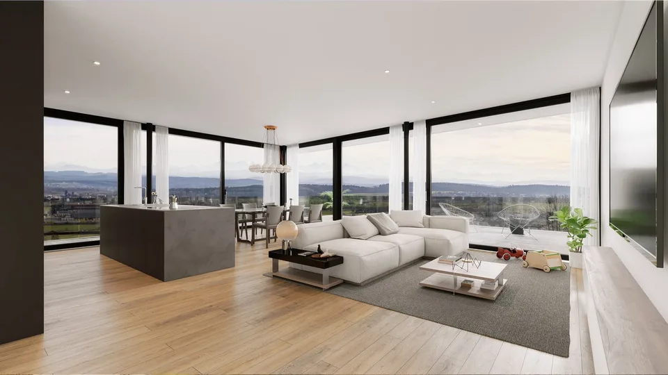 Exclusive attic apartment with panorama – Architecture & Lifestyle united in Belvedere Egerkingen