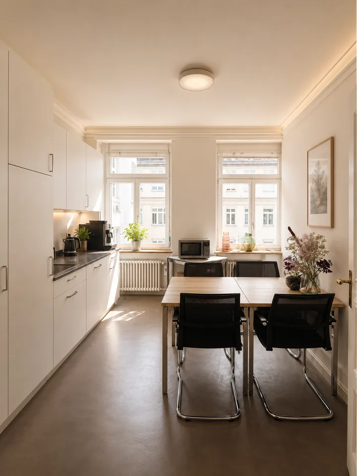 Bürofläche mit Balkon im Vormieterausbau