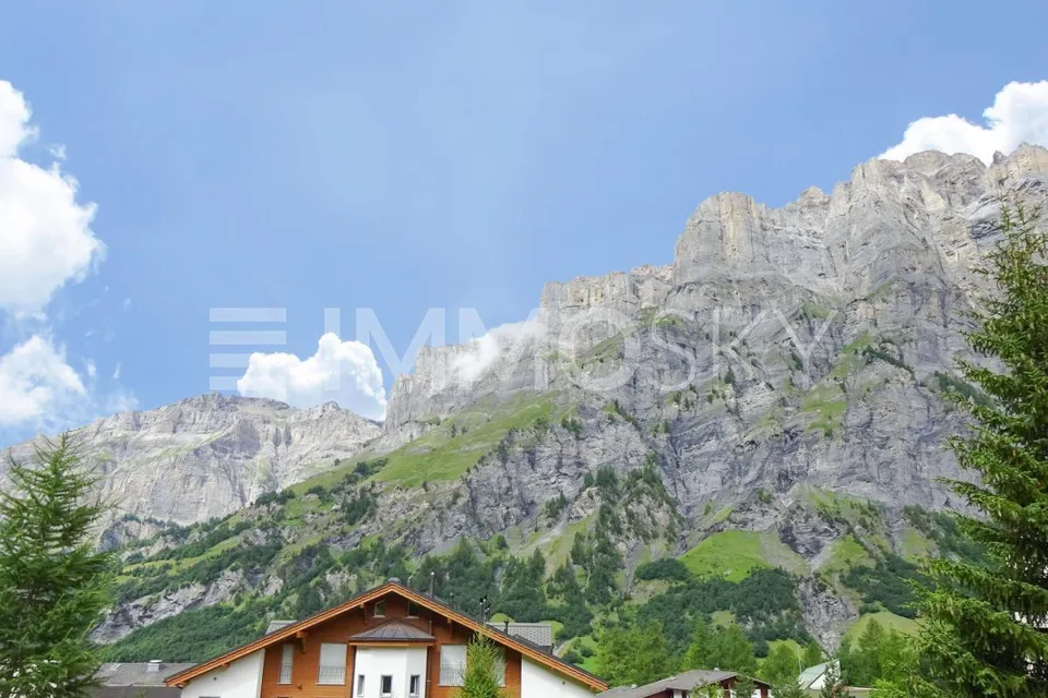 VIRTUAL TOUR Ferienwohnung mit Aussicht in Leukerbad