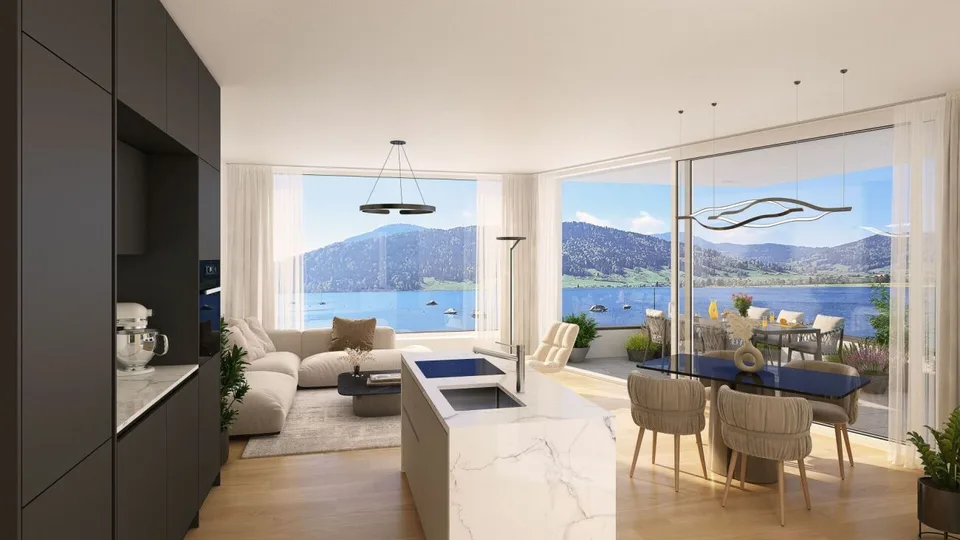 Costruzione nuova: appartamento 4.5 locali con vista unica sul lago