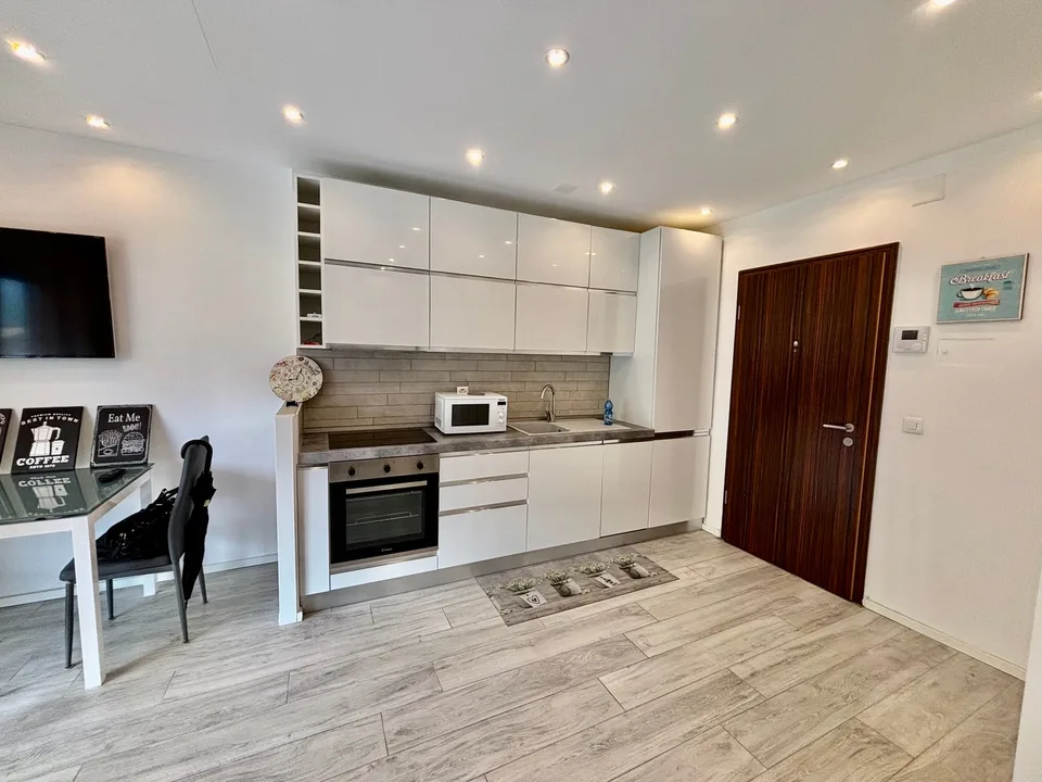 Möbliertes Studio-Apartment mit Aussicht im Herzen von Agno/ Monolocale ammobiliato con vista aperta