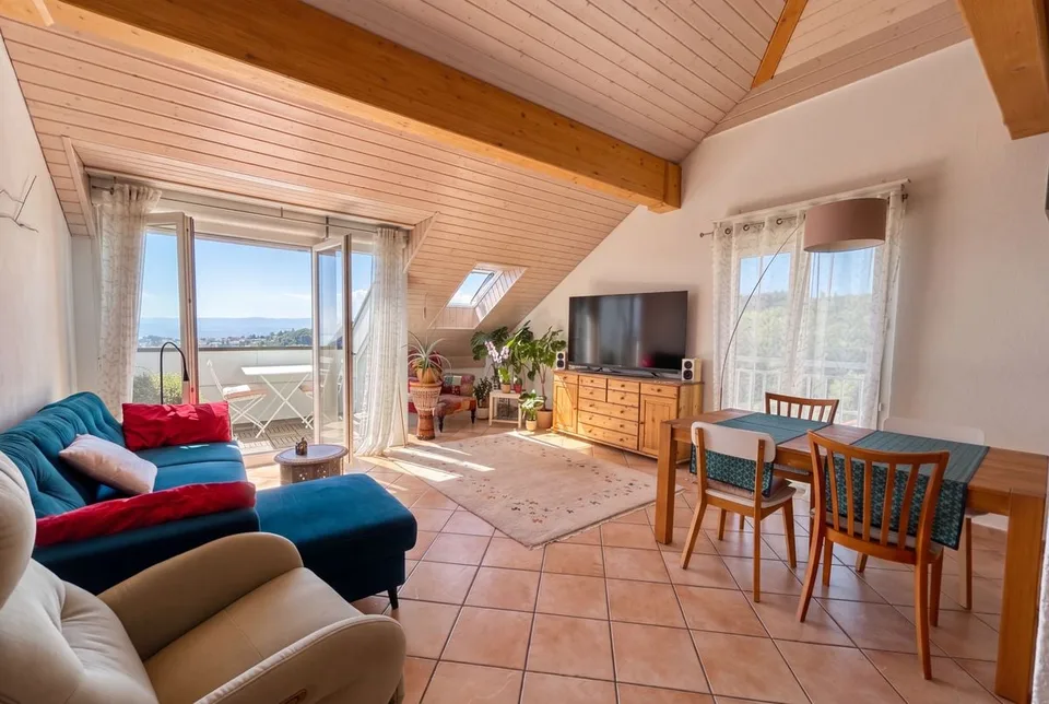 Wohnung zum Verkauf in Belmont - 4,5 Zimmer von 120m2 mit Garagenbox und Mezzanin