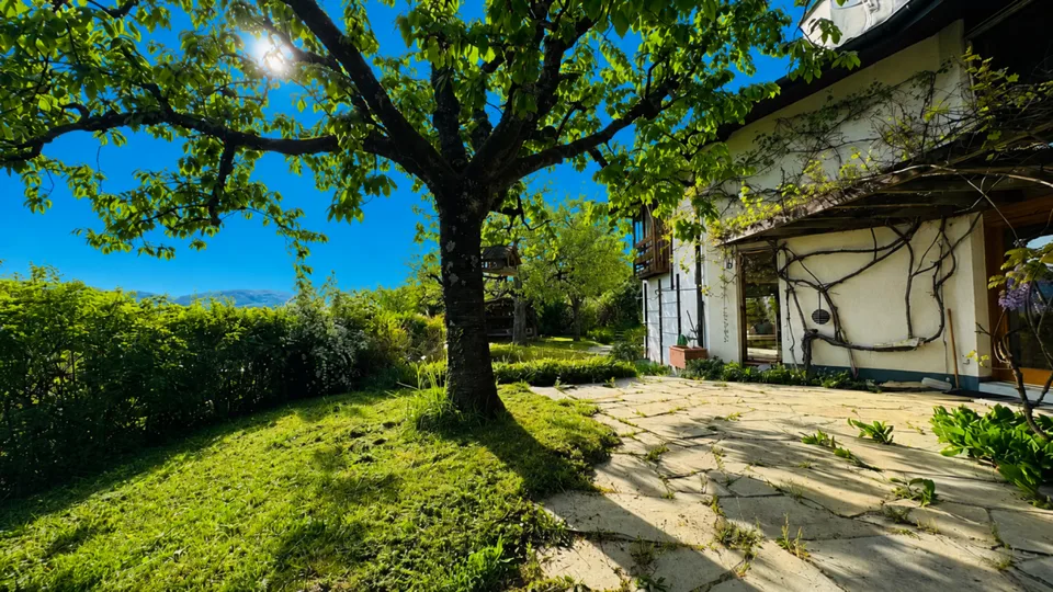 Grosszügiges EFH mit 2 Einliegerwohnungen, Parkplätzen, Weitsicht & Garten in Toplage