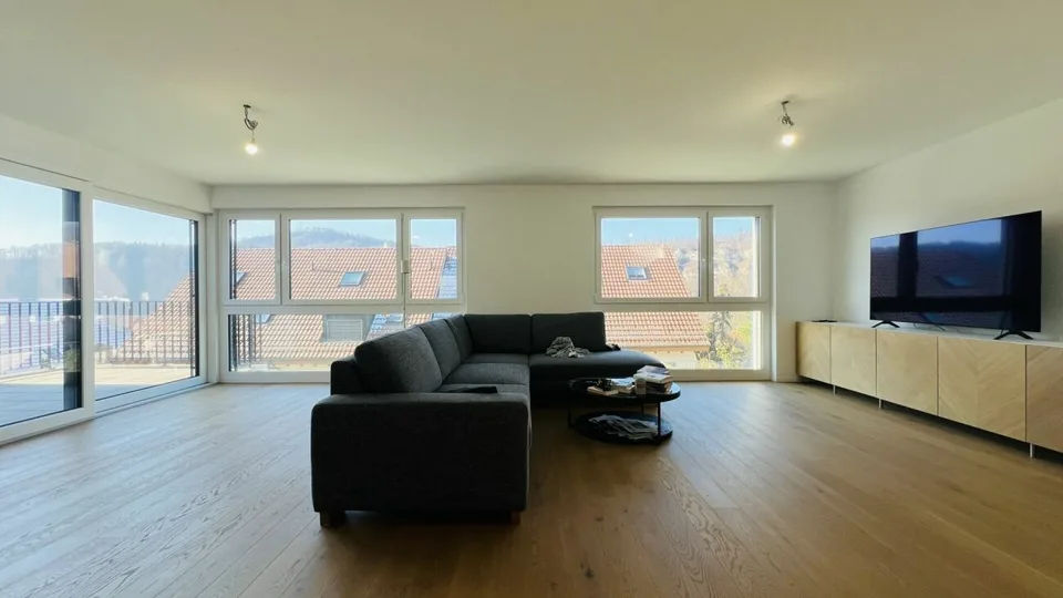 Modernes 5.5-Zimmer-Neubau-Einfamilienhaus mit 2 Bädern, Carport, Parkplatz & Garten in Duggingen
