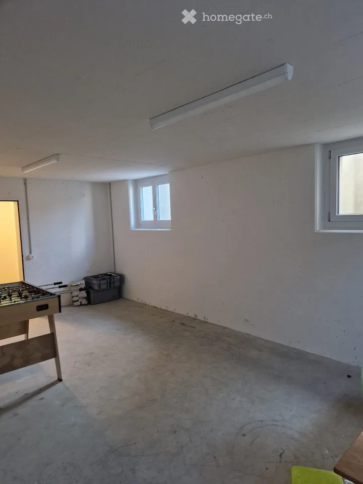 Heller Hobbyraum (25.5 m²) zur Erstvermietung in Wauwil