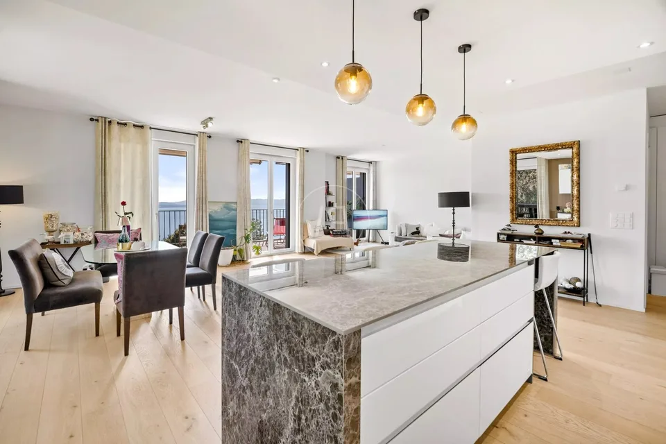 Elegante appartamento di 4.5 locali con vista panoramica sul Lago di Ginevra a Puidoux