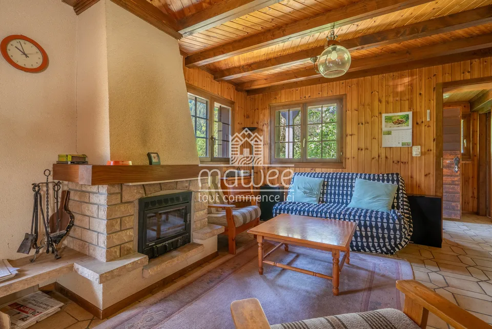 Charmant chalet de 4.5 pièces, idéal en résidence secondaire.