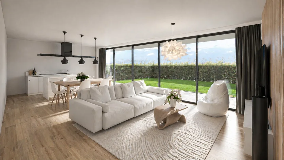 Elegante appartamento 3.5 locali con giardino a Collina d’Oro