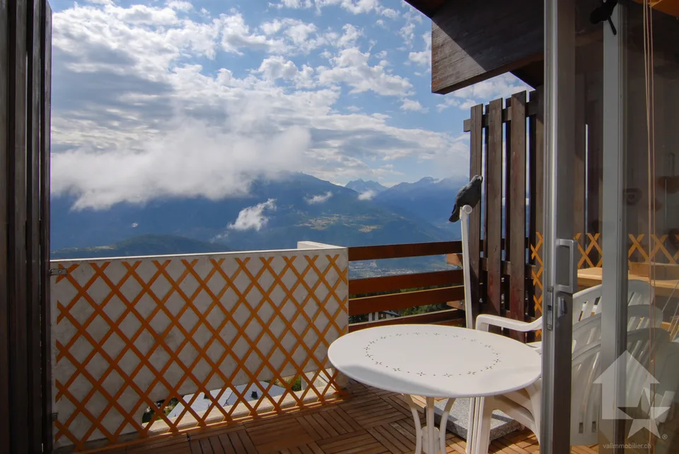 Zwei Apartments in Anzère mit Panoramablick