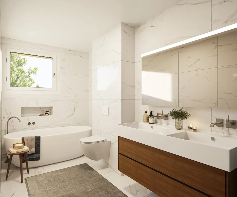 SPITZMATTE DUO - 12 moderne Eigentumswohnungen mit Top-Anbindung in Flamatt