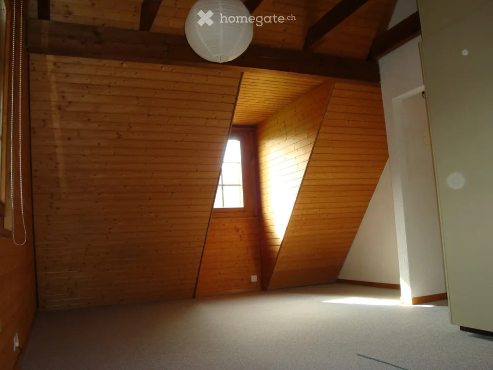 1-room attic apartment in Stöckli with balcony in Bremgarten /BE