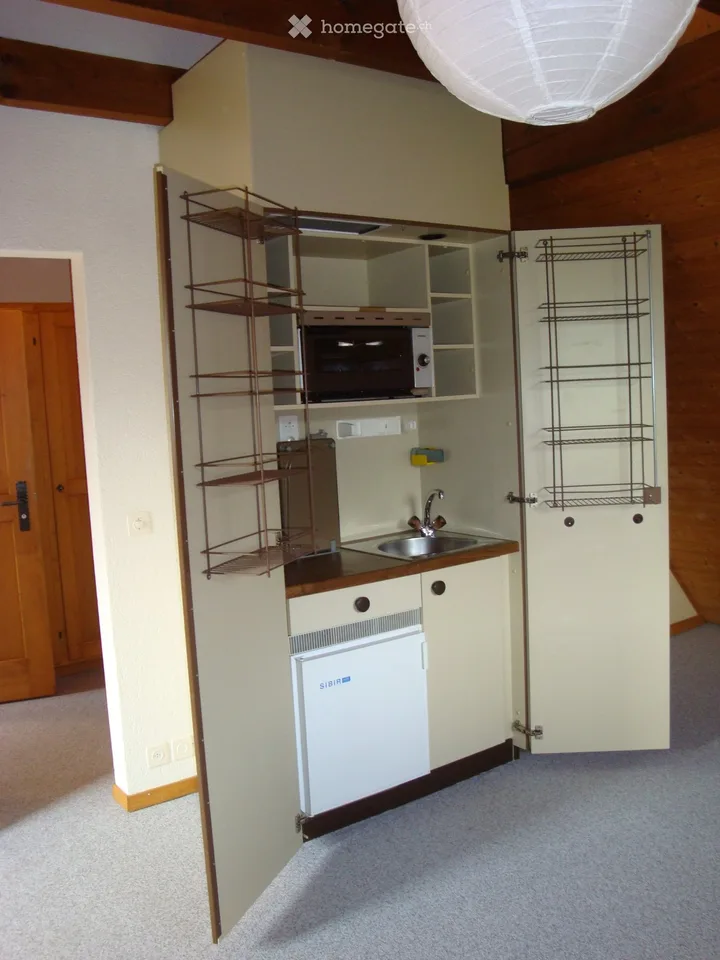 1-room attic apartment in Stöckli with balcony in Bremgarten /BE