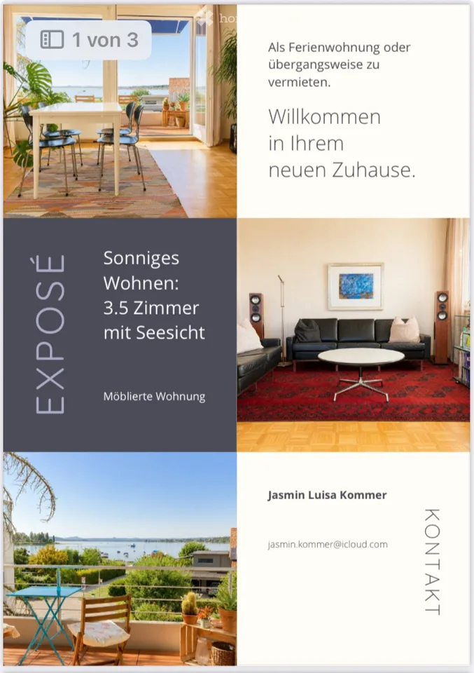 Wohnung mit Seesicht - 3,5 Zimmer
