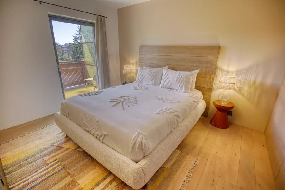 Appartamento di lusso con 1 camera da letto - ristrutturato con ampio balcone, a Crans!