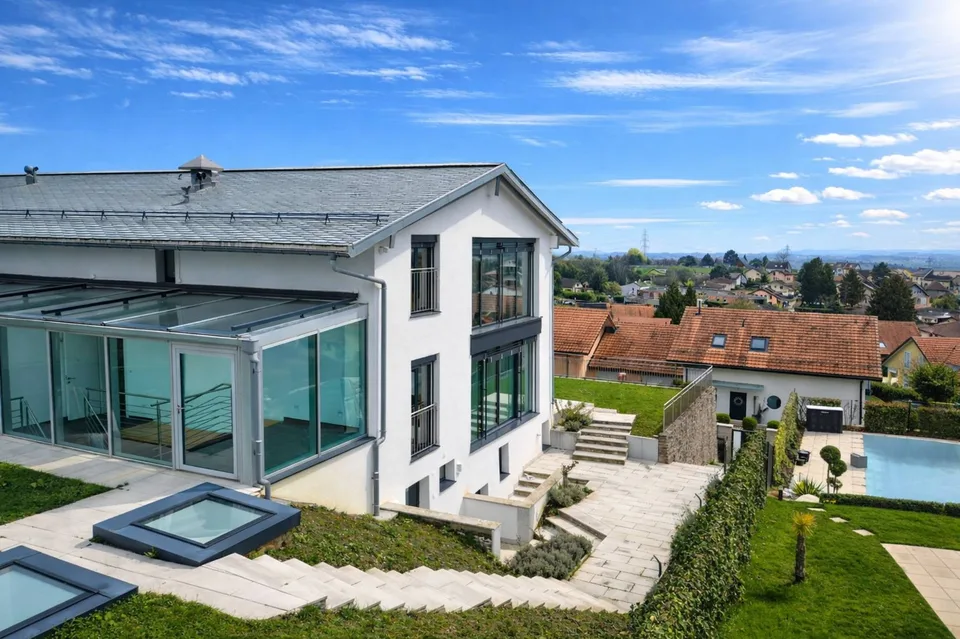 Villa contemporaine d'exception aux portes de Lausanne