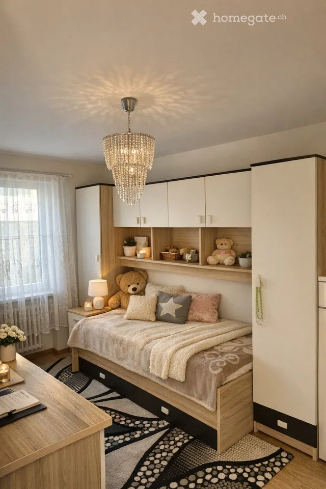Shared flat room
