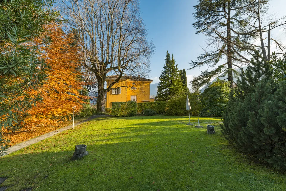 Villa storica con parco privato alle porte di Lugano
