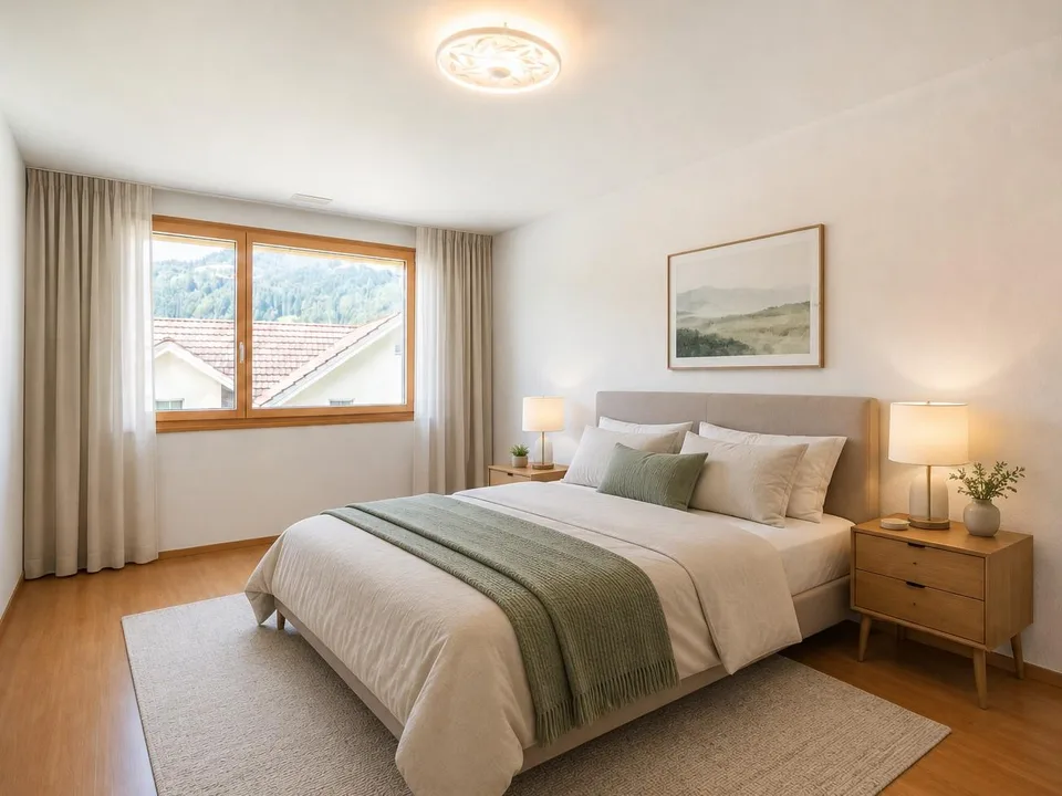 Appartement moderne 4.5 pièces avec jardin d'hiver ensoleillé