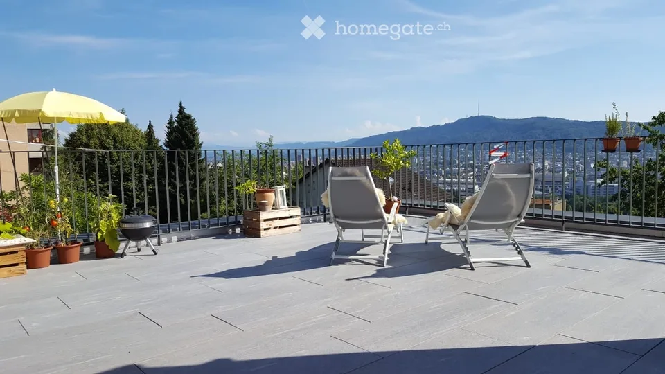 3.5 Zimmer Maisonettwohnung mit 70m2 grossen Terrasse