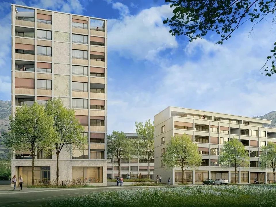 Moderne Wohnung in Visp im 3. Stock