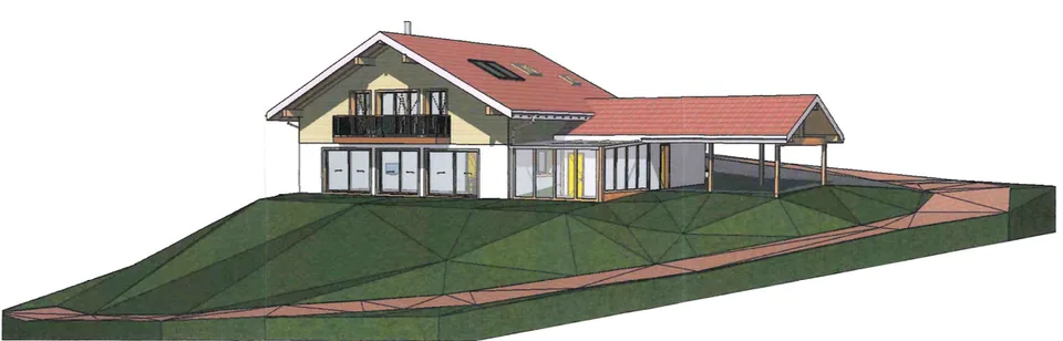 Geräumiges 7.5-Zimmer-Chalet mit Balkon und Minergie-P-Eco-Ausführung, Salins